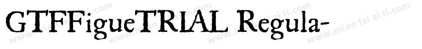 GTFFigueTRIAL Regula字体转换